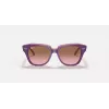 Ray-Ban Junior RB9186S711814 Päikeseprillid - Nelinurkne raam, tumesinised läätsed, 46mm