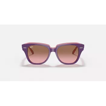 Ray-Ban Junior RB9186S711814 Päikeseprillid - Nelinurkne raam, tumesinised läätsed, 46mm