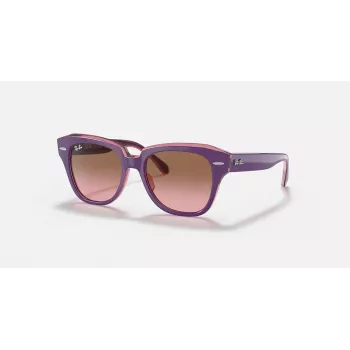 Ray-Ban Junior RB9186S711814 Päikeseprillid - Nelinurkne raam, tumesinised läätsed, 46mm