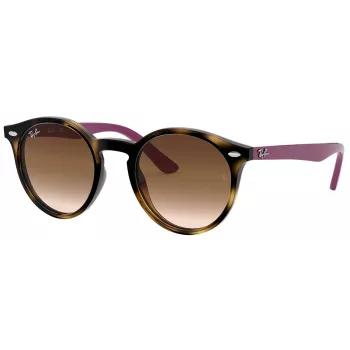 Ray-Ban Junior RJ9064S447041 Laste päikeseprillid, läbipaistev sinine raam, hall gradientlääts, 44/19/130 mm