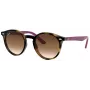 Ray-Ban Junior RJ9064S447041 Laste päikeseprillid, läbipaistev sinine raam, hall gradientlääts, 44/19/130 mm
