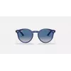 Ray-Ban Junior RJ9064S447062 Laste päikeseprillid, läbipaistev sinine raam, hall gradientlääts, 44 mm