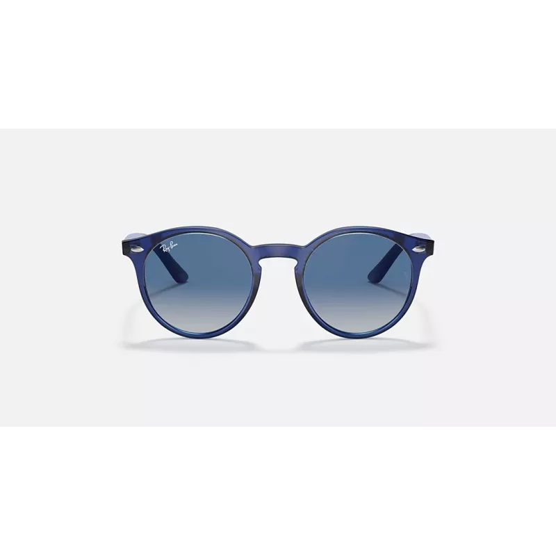 Ray-Ban Junior RJ9064S447062 Laste päikeseprillid, läbipaistev sinine raam, hall gradientlääts, 44 mm