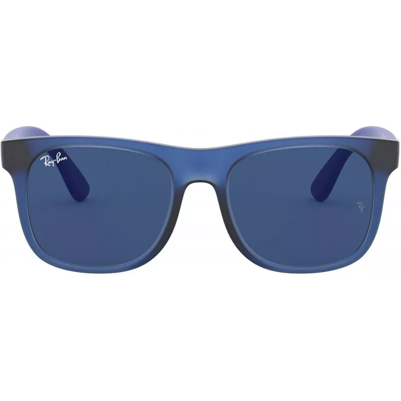 Ray-Ban Junior RJ9069S706080 Laste päikeseprillid Phantos läbipaistev sinine hall klassikaline 48mm