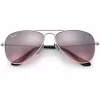 Ray-Ban Junior RJ9506S2117E5 laste päikeseprillid, ristkülikukujulised, läbipaistva roosa raamiga, helepruuni gradientroosa läätsega, 52/14/125 mm