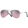 Ray-Ban Junior RJ9506S2117E5 laste päikeseprillid, ristkülikukujulised, läbipaistva roosa raamiga, helepruuni gradientroosa läätsega, 52/14/125 mm