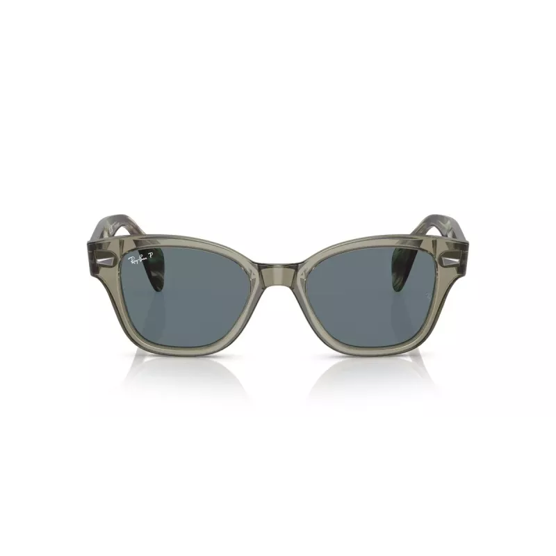 Ray-Ban RB0880S 66353R Päikeseprillid Naistele Läbipaistev Pruun Ruut 52mm