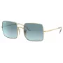 Ray-Ban RB1971-001-3M Square 1971 Päikeseprillid Kuldne Raam Klassikaline G-15 Roheline Lääts 54mm