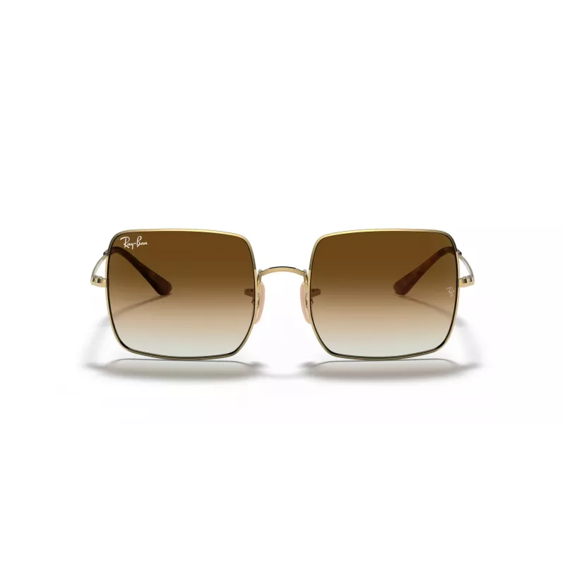 Ray-Ban RB1971-914751 Square 1971 Päikeseprillid - Poleeritud kuldne raam, pruun gradientlääts, 54mm