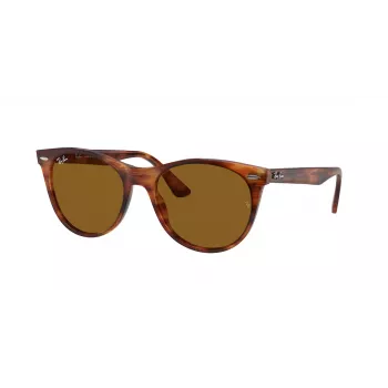 Ray-Ban RB2185 Wayfarer II päikeseprillid triibuline Havana pruun gradient 52mm