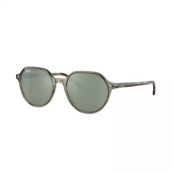 Ray-Ban RB2195 Hawkeye Päikeseprillid Läbipaistev Hall Hele Sinine/Lilla Gradient 51mm