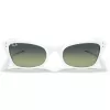 Ray-Ban RB2299975BH52 Lady Burbank päikeseprillid, naistele, atsetaatraam, triibuline pruun, ruudukujuline, gradiendiga läätsed, 52/21/145 mm