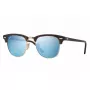 Ray-Ban RB3016 Clubmaster Päikeseprillid 51/21/145 Havana Green Mirror Silver