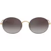Ray-Ban RB3594-9114U0 Hexagonal Sunglasses Unisex 53/20/145 mm Gold Frame Light Brown Gradient Lens