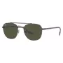 Ray-Ban RB3688 Päikeseprillid Gunmetal Green G-15 57mm
