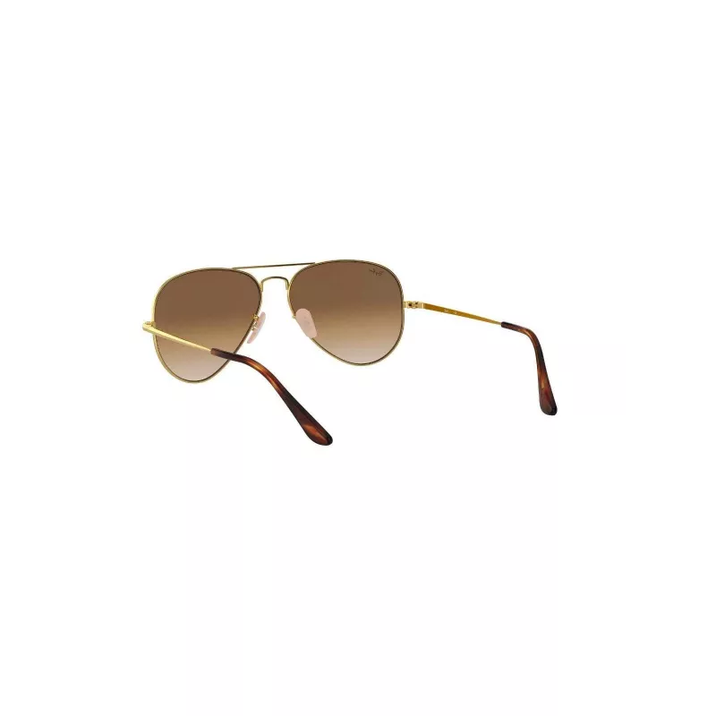 Ray-Ban RB3689 Aviator päikeseprillid, kuldne raam, pruun gradientlääts, 58/14/140 mm