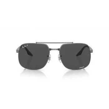 Ray-Ban RB3699 Unisex Päikeseprillid, Gunmetal raam, Hall Gradient Läätsed 56mm