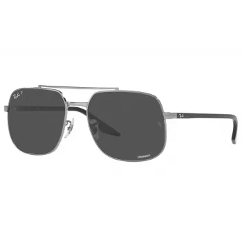 Ray-Ban RB3699 Unisex Päikeseprillid, Gunmetal raam, Hall Gradient Läätsed 56mm
