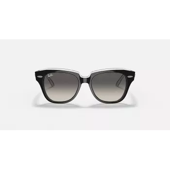 Ray-Ban RB9186S Lastepäikeseprillid 711611 Läbipaistev Sinine Raam Hall Gradient Läätsed 46mm