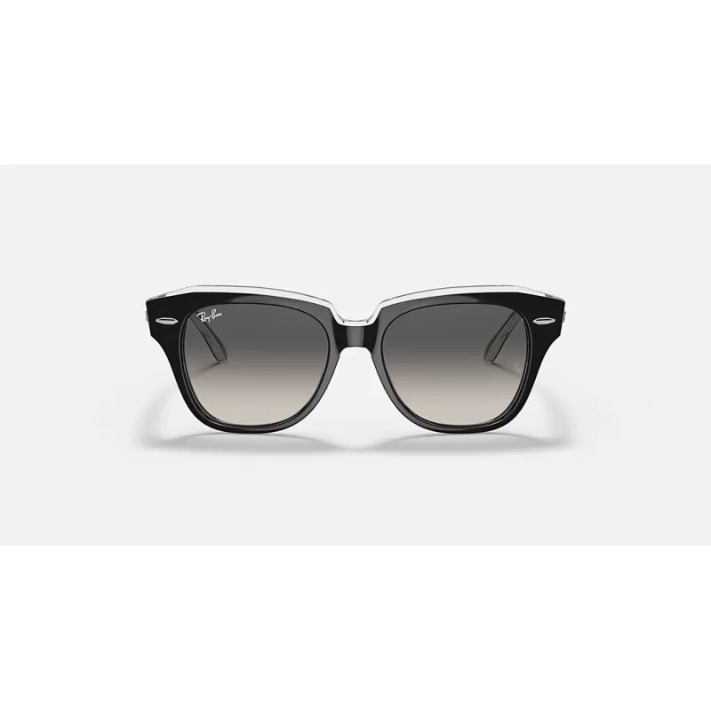 Ray-Ban RB9186S Lastepäikeseprillid 711611 Läbipaistev Sinine Raam Hall Gradient Läätsed 46mm