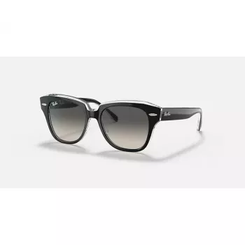 Ray-Ban RB9186S Lastepäikeseprillid 711611 Läbipaistev Sinine Raam Hall Gradient Läätsed 46mm