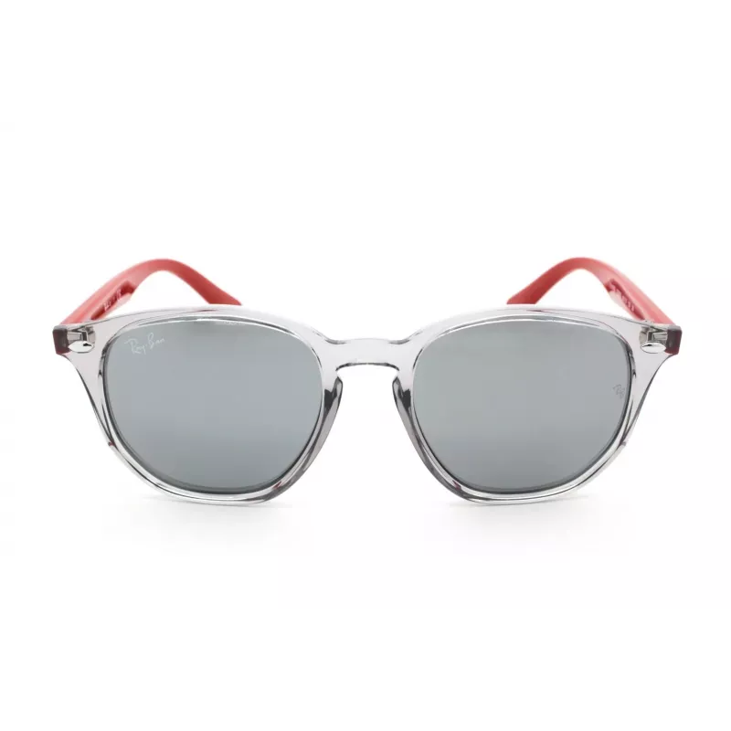 Ray-Ban RJ9070S70636G Lasten Päikeseprillid Läbipaistev Hall Propionaatraam Helesinine Gradientlääts 46mm