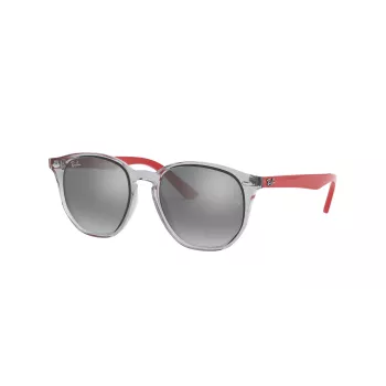 Ray-Ban RJ9070S70636G Lasten Päikeseprillid Läbipaistev Hall Propionaatraam Helesinine Gradientlääts 46mm