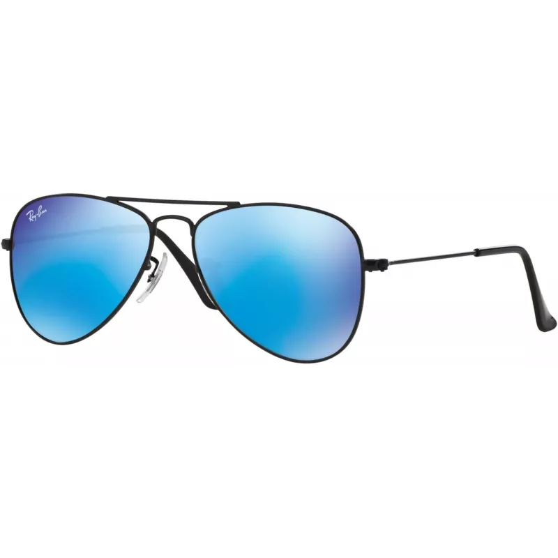 Ray-Ban RJ9506S201555 Laste päikeseprillid, läikiv must raam, rohelised Classic G-15 läätsed, 50/13/120 mm
