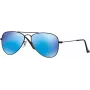 Ray-Ban RJ9506S201555 Laste päikeseprillid, läikiv must raam, rohelised Classic G-15 läätsed, 50/13/120 mm
