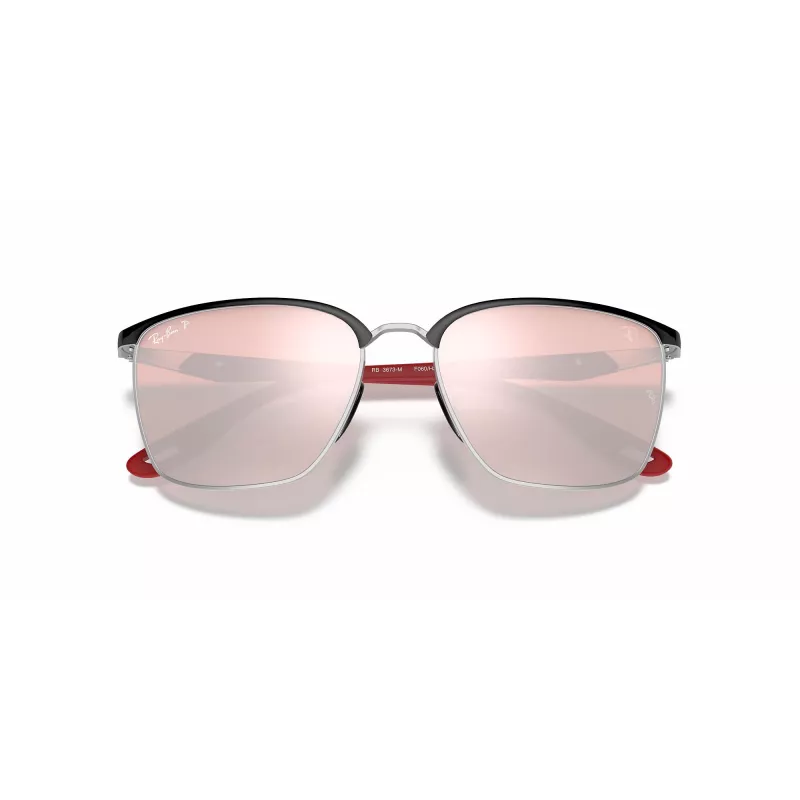 Ray-Ban Unisex RB3673MF060H2 Geomeetrilised kuldsed päikeseprillid tumesiniste klaasidega, 56mm