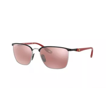 Ray-Ban Unisex RB3673MF060H2 Geomeetrilised kuldsed päikeseprillid tumesiniste klaasidega, 56mm
