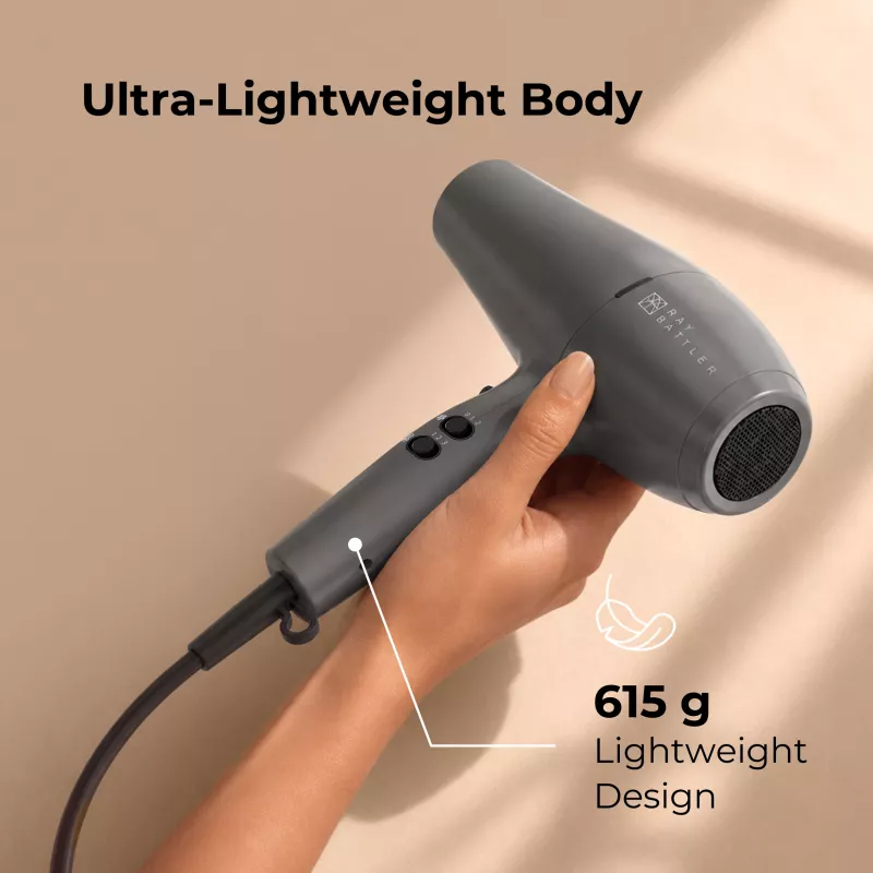 Ray Battler RB 0911 Föön HD-0911 - 2000W Iooniline keraamiline külmaõhu funktsiooniga, must