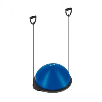 REBEL ACTIVE Tasakaalutreeningu poolpall 46 cm pumbaga - sinine/must