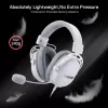 REDRAGON AURORA Ümberkõrvaklapid mängijatele - Valge (50mm draiverid, RGB LED, eemaldatav mikrofon)