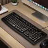 Redragon BK-7366 Täissuuruses ergonoomiline juhtmega membraanklaviatuur kontorisse - must