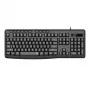 Redragon BK-7366 Täissuuruses ergonoomiline juhtmega membraanklaviatuur kontorisse - must