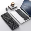 Redragon BK-7367 Täissuuruses ergonoomiline traadita membraanklaviatuur kontorisse - must