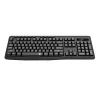 Redragon BK-7367 Täissuuruses ergonoomiline traadita membraanklaviatuur kontorisse - must
