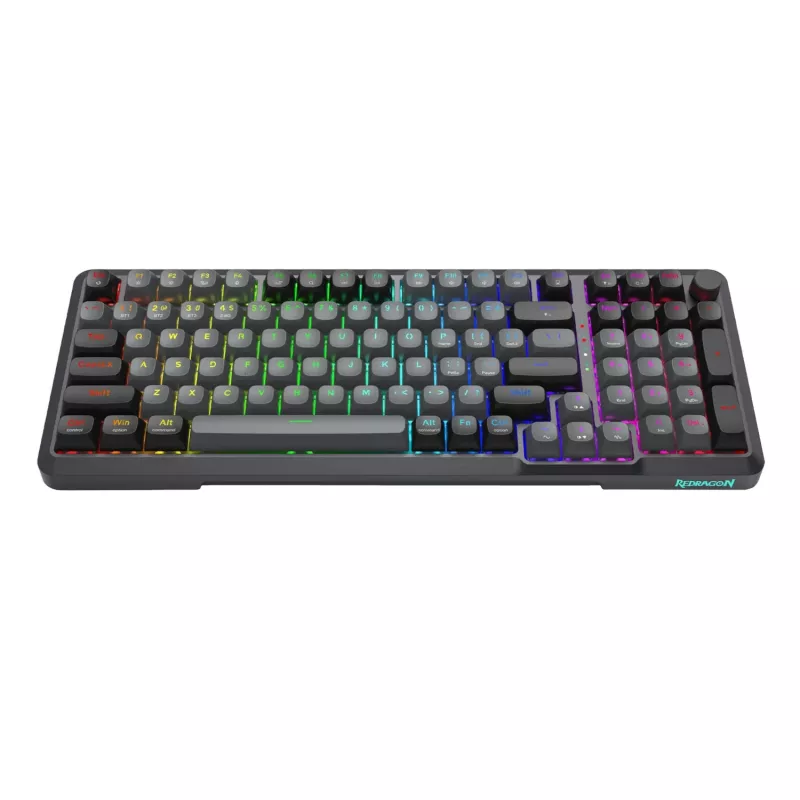 Redragon BRAGI PRO K688 98+1 Gasket juhtmevaba mehaaniline klaviatuur (kolmekordne režiim, RGB, kuumvahetatav, kreemikad lineaarsed lülitid)