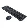 Redragon BS-7092 juhtmega mänguklaviatuuri ja hiire komplekt, RGB-taustvalgustusega, 3200 DPI, must