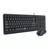 Redragon BS-7092 juhtmega mänguklaviatuuri ja hiire komplekt, RGB-taustvalgustusega, 3200 DPI, must