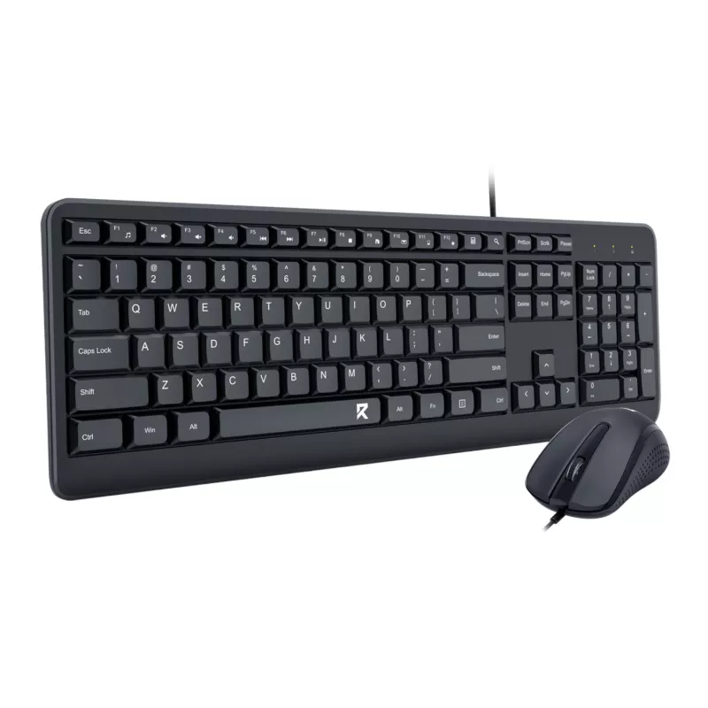 Redragon BS-7092 juhtmega mänguklaviatuuri ja hiire komplekt, RGB-taustvalgustusega, 3200 DPI, must