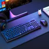 Redragon BS-7367-A Juhtmevaba Klaviatuuri ja Hiire Komplekt - Must, Täissuuruses Membraan, 2,4 GHz, Reguleeritav DPI