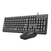 Redragon BS-7543 juhtmega klaviatuuri ja hiire komplekt, must