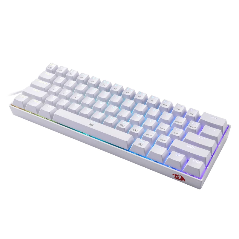 REDRAGON DRAGONBORN Juhtmega mehaaniline klaviatuur RGB 67 klahviga - Valge