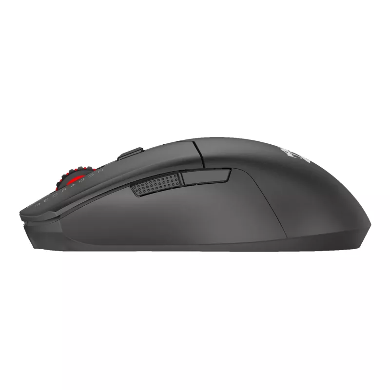 Redragon FYZU M995 PRO Juhtmevaba Mänguhiir - Must, 26K DPI Pixart 3395, Kolm režiimi, 9 nuppu, RGB, 70h aku