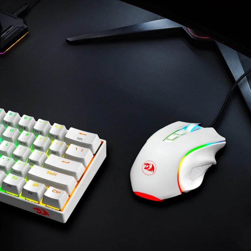 REDRAGON GRIFFIN 7200DPI mänguhiir - valge