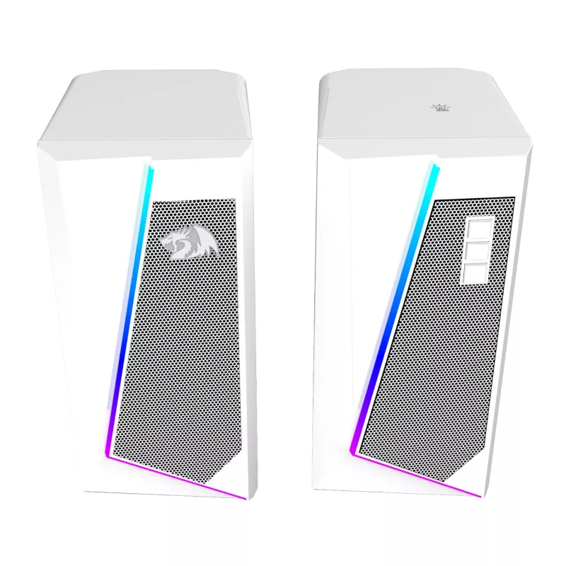 Redragon GS20W ANVIL 3W 2.0 RGB stereokõlarid lauaarvutile - Valge