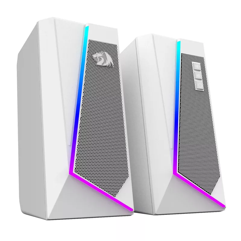 Redragon GS20W ANVIL 3W 2.0 RGB stereokõlarid lauaarvutile - Valge