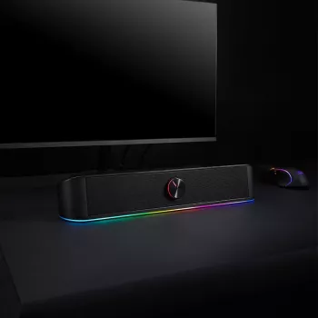 Redragon GS560 Adiemus 2.0 RGB USB/Aux mänguheliriba - must